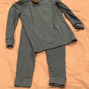 Twilight Teal Cozy Two-Piece Pajama Set